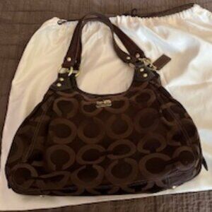 Coach Brown Logo Bag